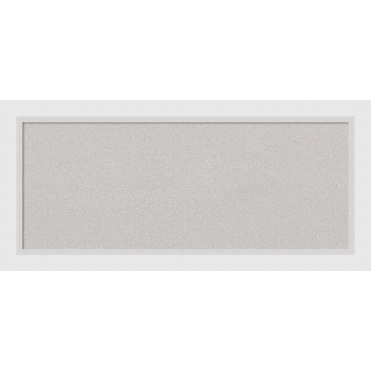 Cork Board, Blanco White Wood Frame - Bulletin Board, Organization Board, Pin Board